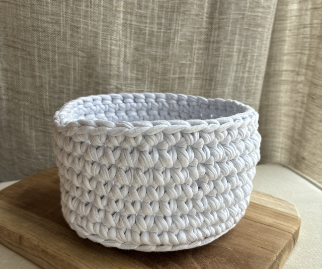 Panière grande blanche 