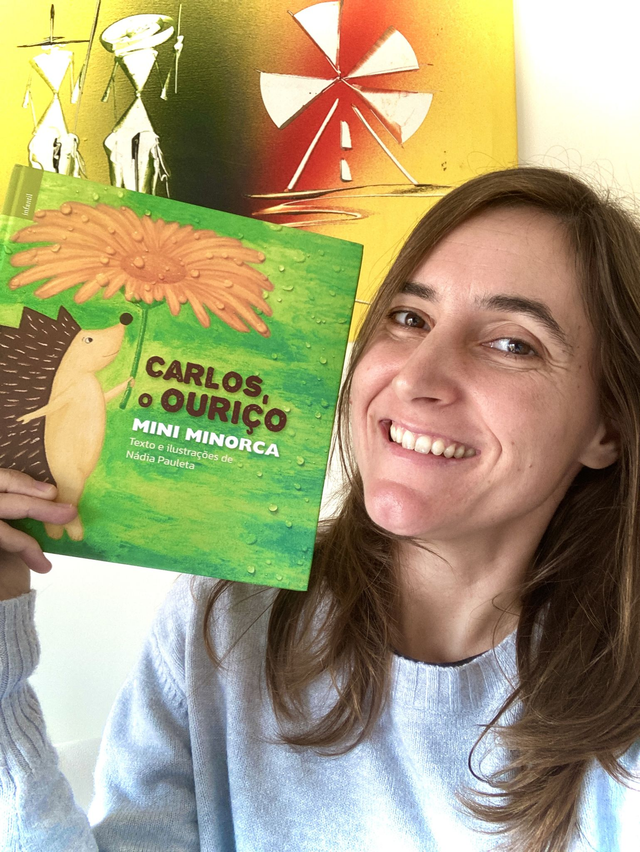 Livro “Carlos, o Ouriço Mini Minorca”