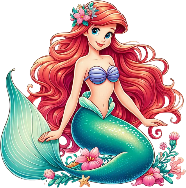 The Little Mermaid DTF