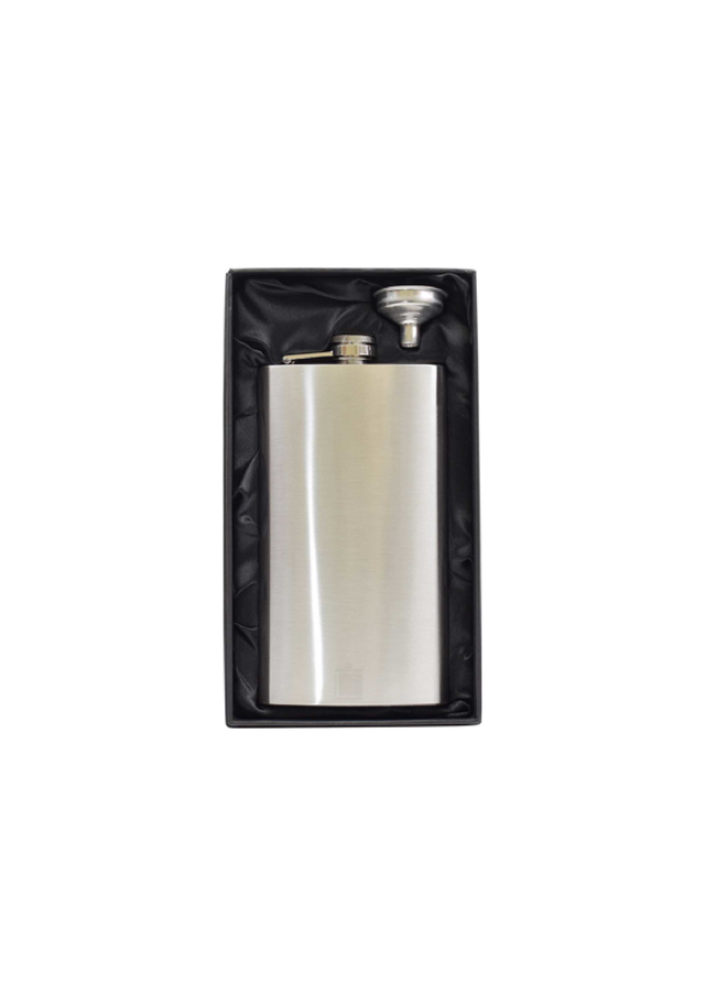12oz Steel Hip Flask in Gift Box