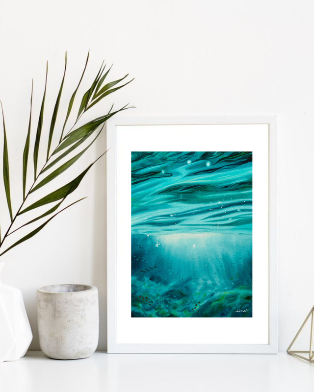 Claridad sumergida - 23x31 cm