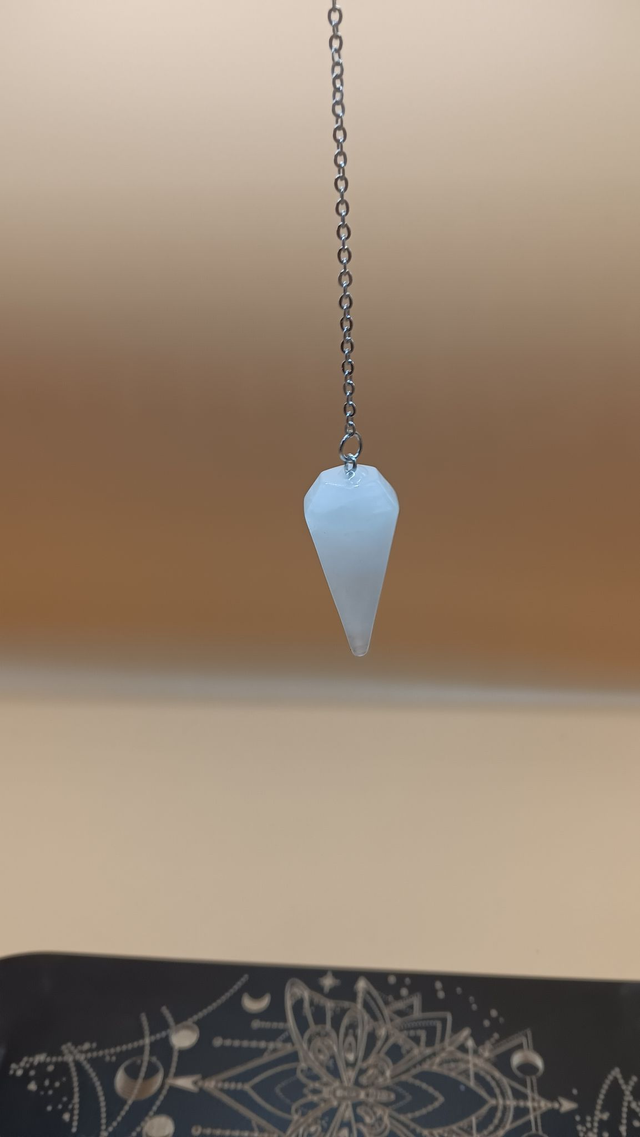 Pendule goutte Cristal de roche