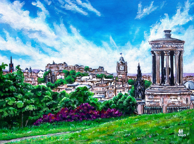 X4 Prints - Calton Hill, Edinburgh 8"x10" (£7.50 per unit)