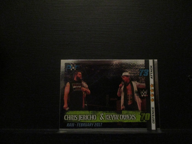 Chris Jericho &amp; Kevin Owens - OMG Slam Attax 10th Edition Original Trading Card #69