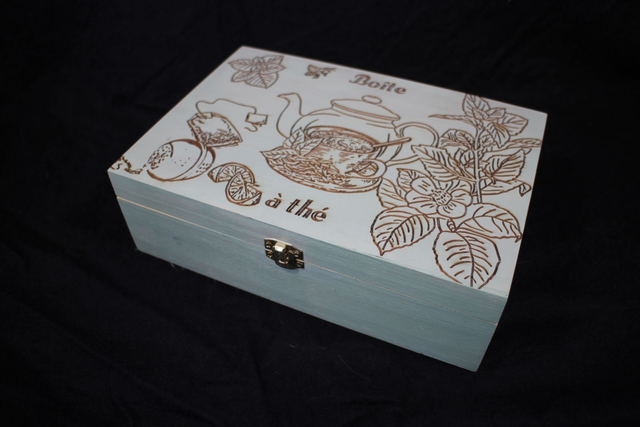 Boîte à thé 6 compartiments