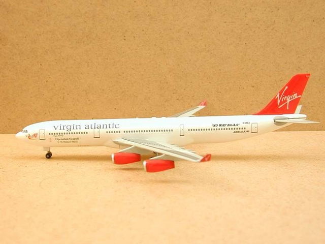 Virgin Atlantic Airways A340-311 &quot;Plain Sailing / Operation Seagull&quot; (G-VSEA)