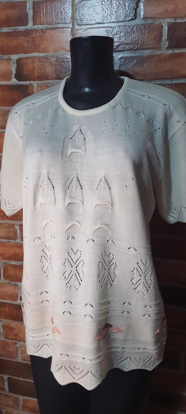 Blusa De Linha Com Bordado T/G