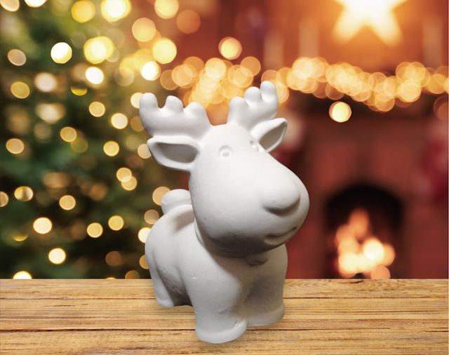 "Big Elch" Figur Weiß