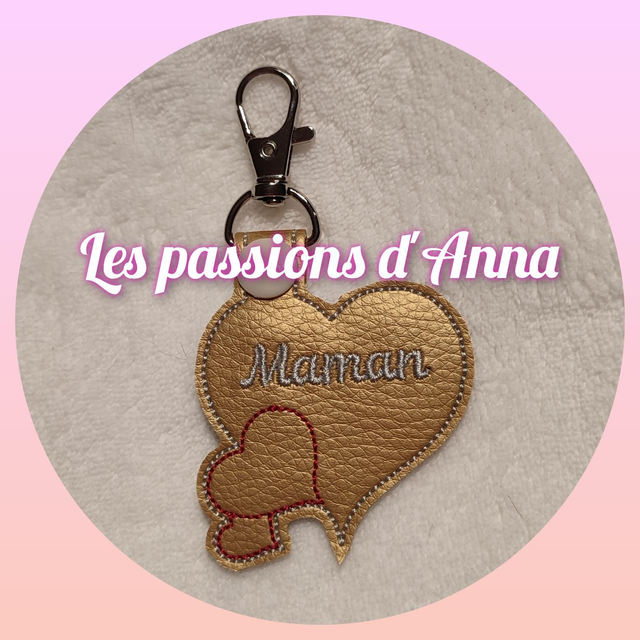 Porte clef coeur 