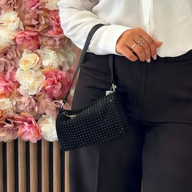 Borsa Midnight Spark Crossbody Nera