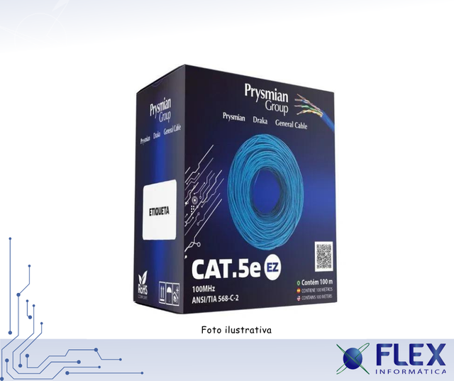 CABO LAN 4P CAT5E UTP EZ LAN CMX PTO. 47