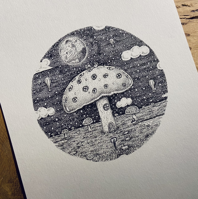 Midnight earth watching 