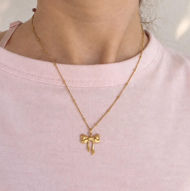 Collier noeud 🎀 