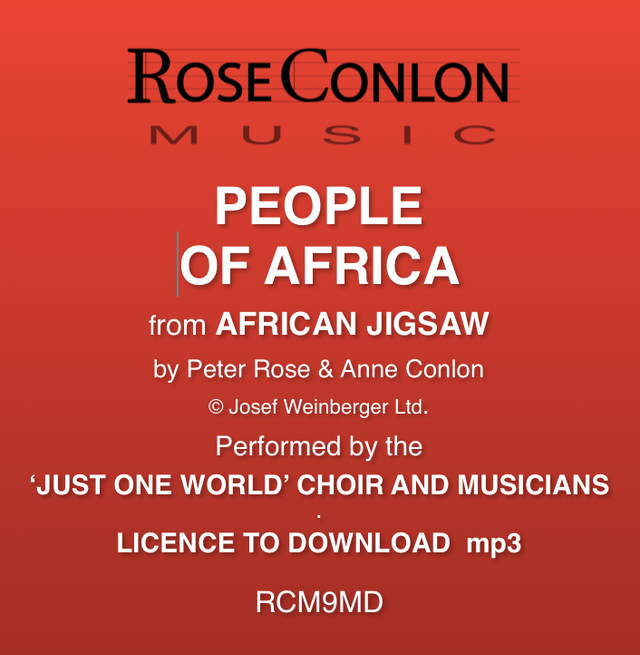 PEOPLE OF AFRICA   (from African Jigsaw by Peter Rose &amp; Anne Conlon)