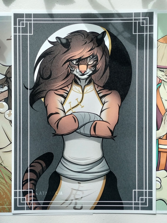 Affiche-Zodiaque chinois-Tigre