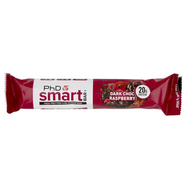 PhD Smart Bar Dark Choc Raspberry 64g