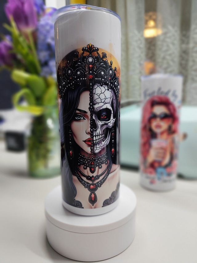 Beauty &amp; the Dark  - Personalised Tumbler