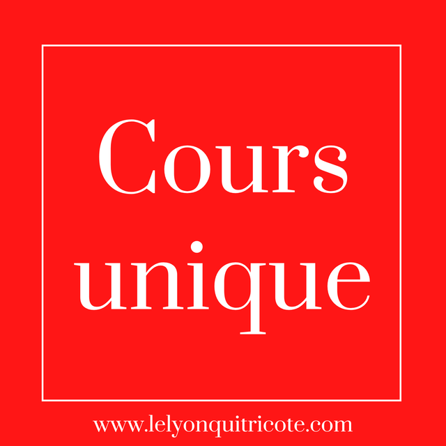 Cours unique - date libre