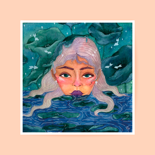 Waterlily - A5 carré