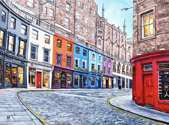 X4 Prints - Victoria Street, Edinburgh 8"x10" (£7.50 per unit)