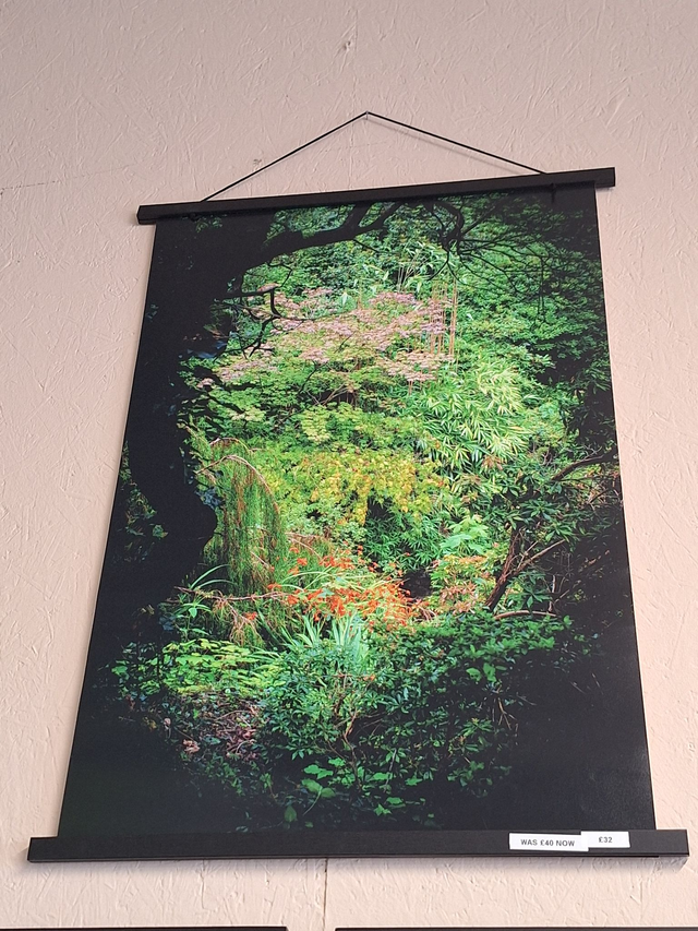 Dorothy Clive Gardens poster print with magnetic picture hanger. 