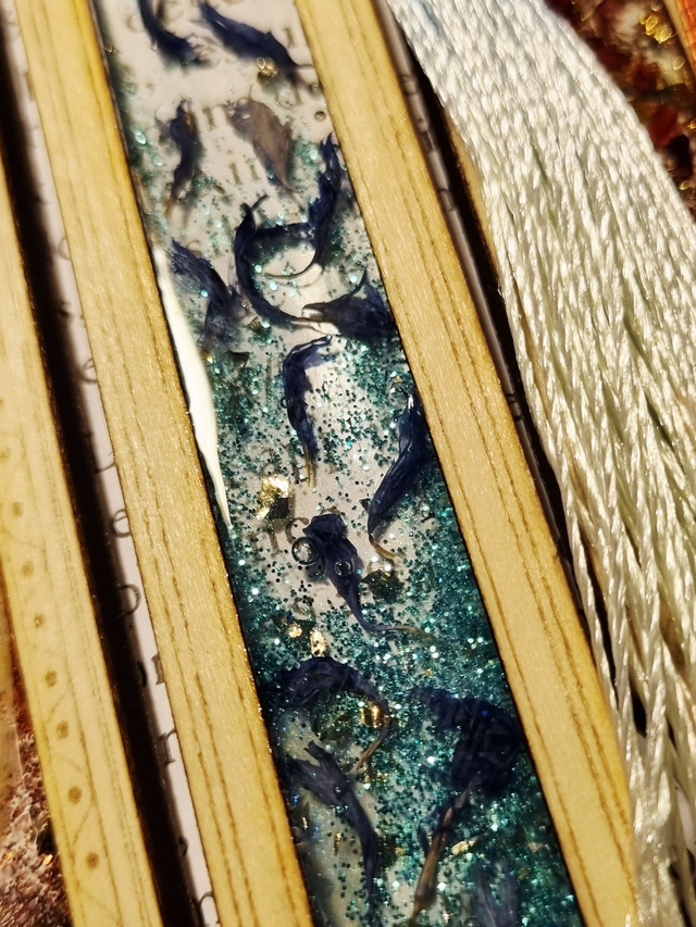 Marque-Grimoire #12 Bleuet et Paillettes