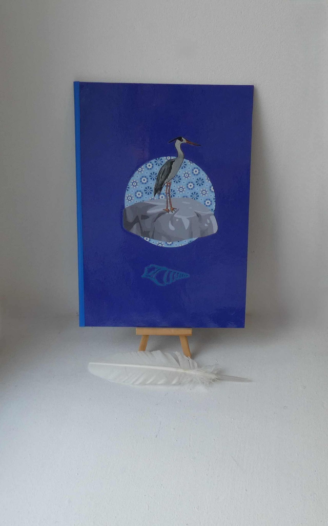 Le grand carnet ligné aux hérons