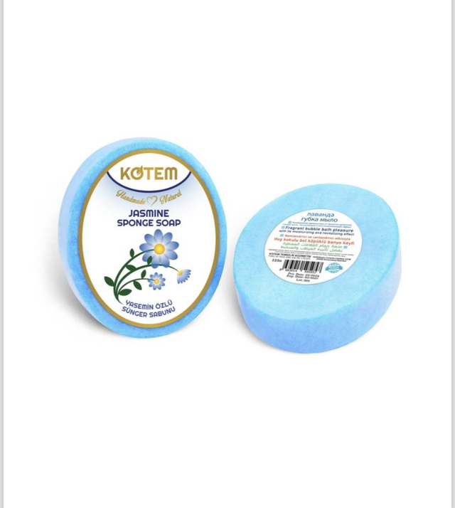 Jasmine soap sponge