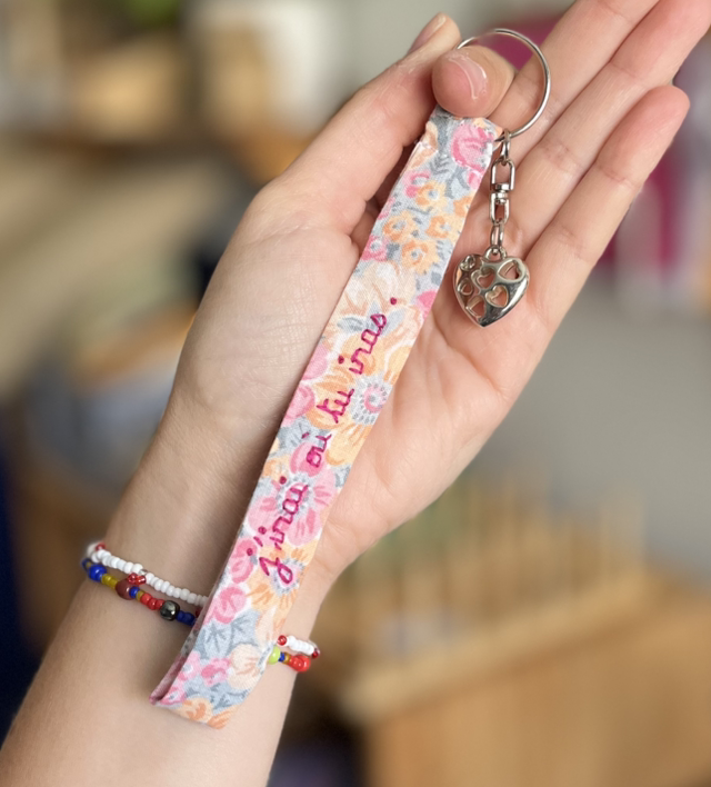 Porte clé *j’irai où tu iras 