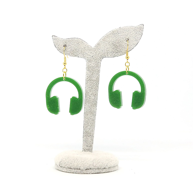 Boucles d'oreilles Casque
