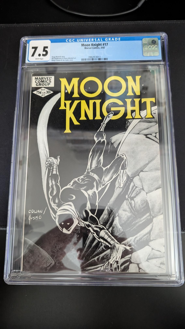CGC Graded Comic 7.5 Marvel Moon Knight #17