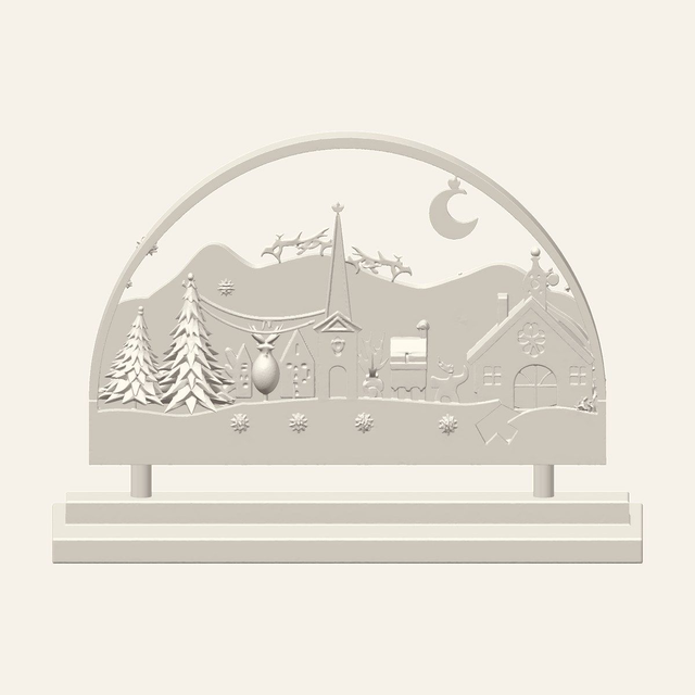 Santa Sleigh Christmas Lamp