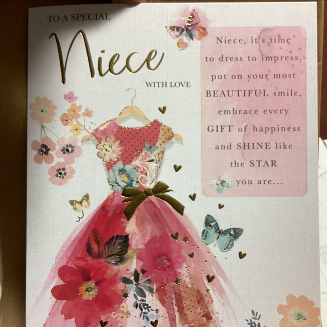 Birthday Relative Niece - A special Niece WW