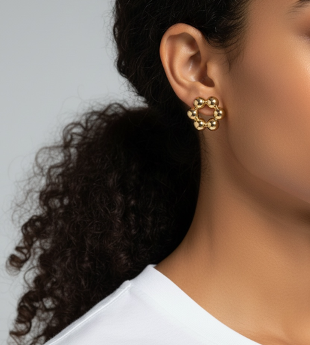 Orecchini Bubble Circle