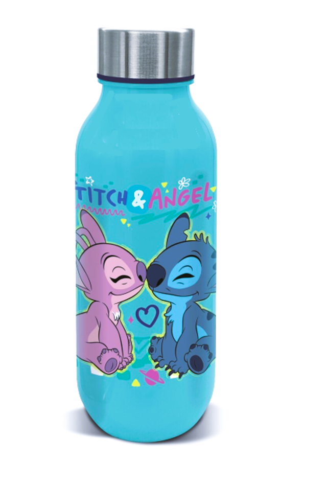 BOUTEILLE RÉUTILISABLE STITCH & ANGEL 640 ML (PP - Plastique Sans BPA)