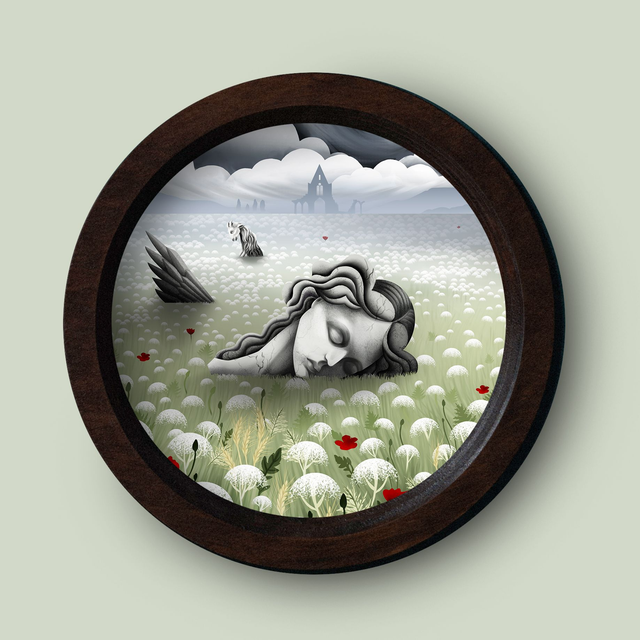 Cadre "L'île aux fleurs"