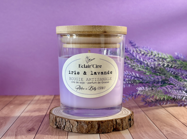 Bambou iris et lavande - 110gr