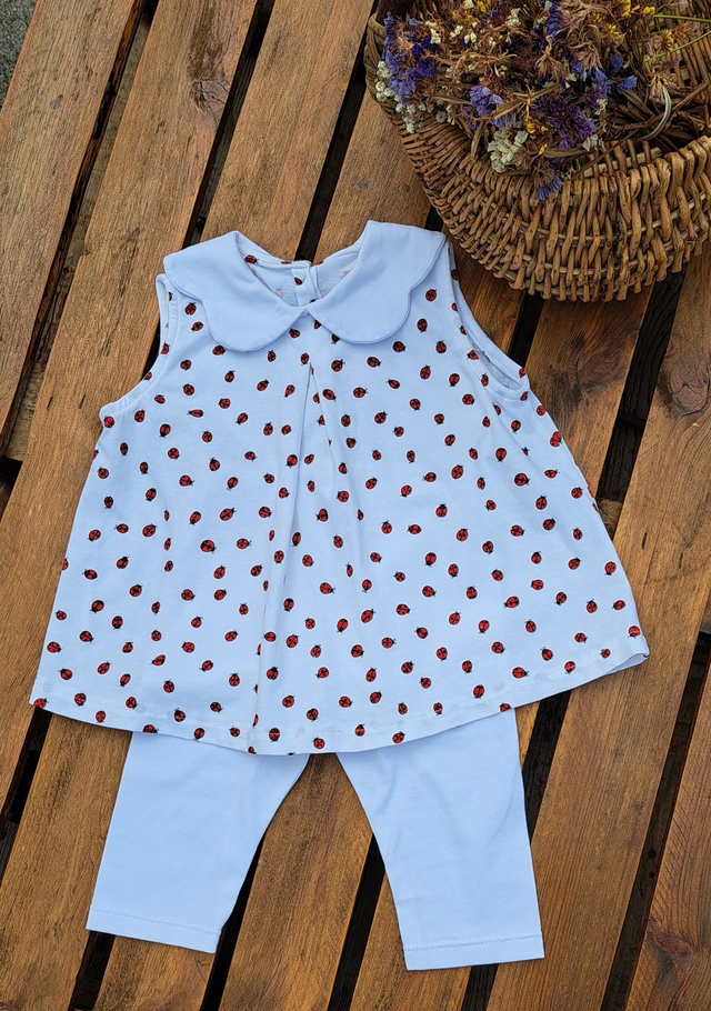 Ensemble Coccinelle sans manche