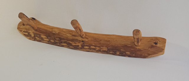 Porte manteaux mural 3 branches - L54cm 