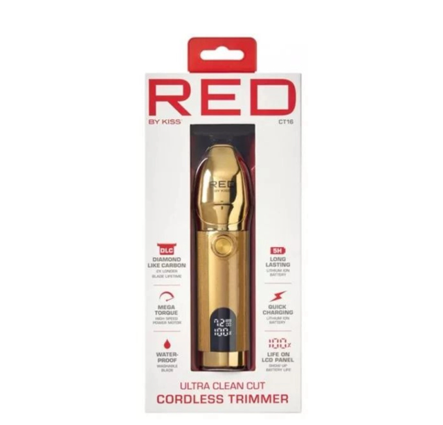 RED BY KISS: USB ULTRA CLEAN CUT CORDLESS TRIMMER (CT16)