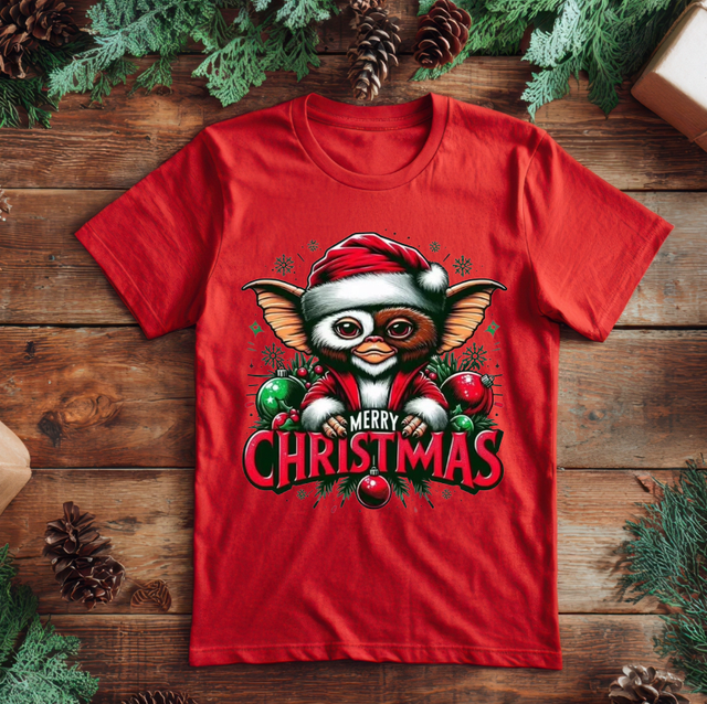 Gremlins Christmas T-shirt, DTF printed