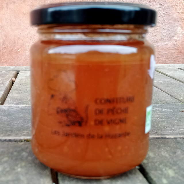 Confiture de pêche de vigne