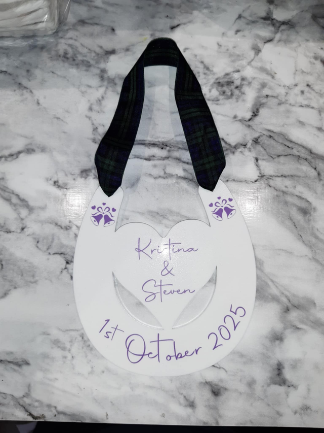 Horseshoe wedding gift