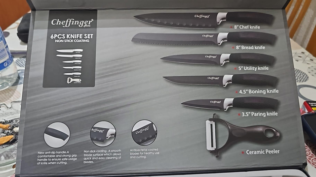 Set de cuchillos de cocina 