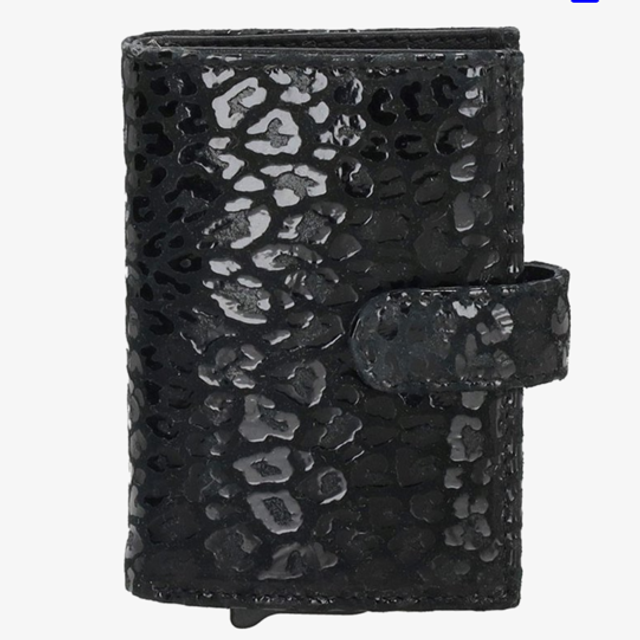 Charm London Leren Camberwell Creditcard etui zwart 