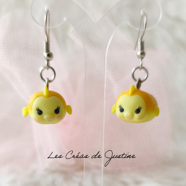 Boucles d&#039;oreilles Tsum tsum Cléo 