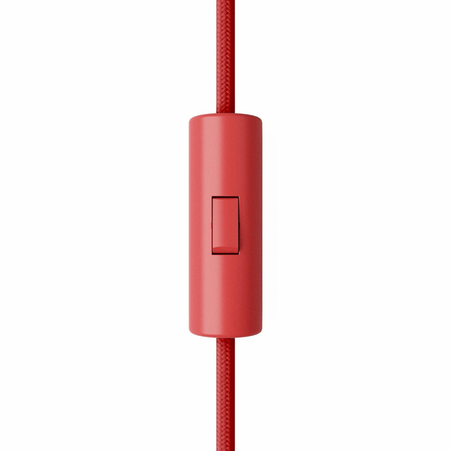 Zylinderförmiger Kippschalter Rot