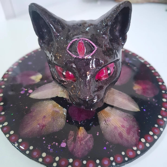 Incensario gato esfinge 