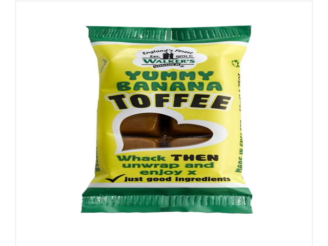 Banana toffee bars 50g