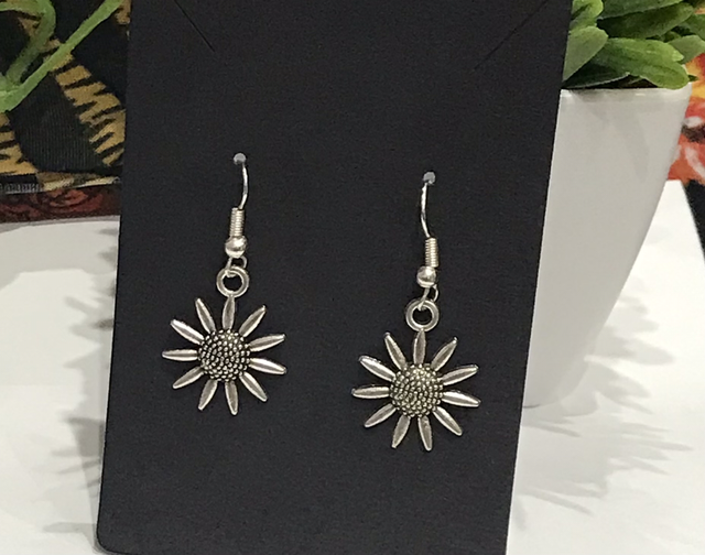 Silver Dangling Earrings- SDE69